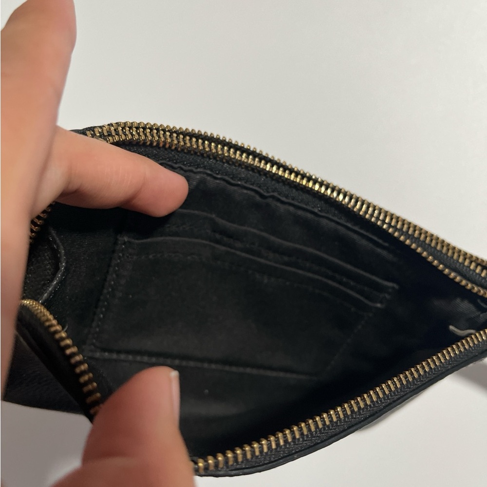 Coach Black Leather Wristlet - Picture 4 of 4